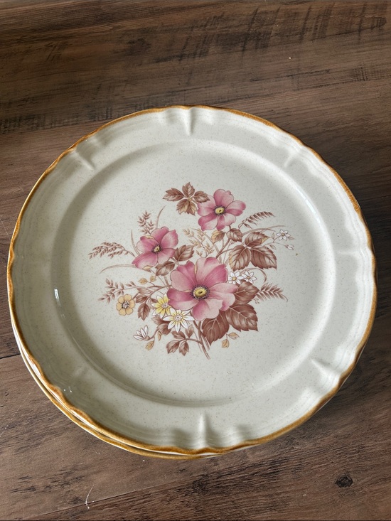 dynasty Other - Vintage Dynasty Dream rose floral Dinnerware set of 4